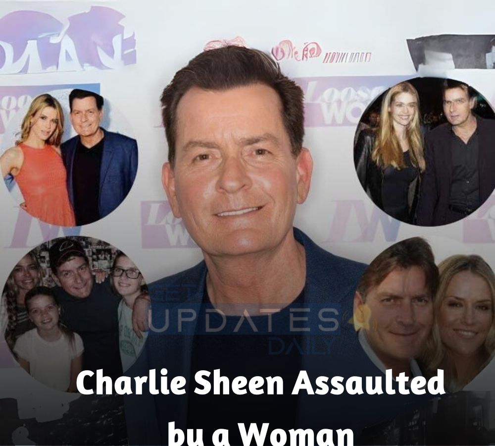  Charlie Sheen assaulted by a woman